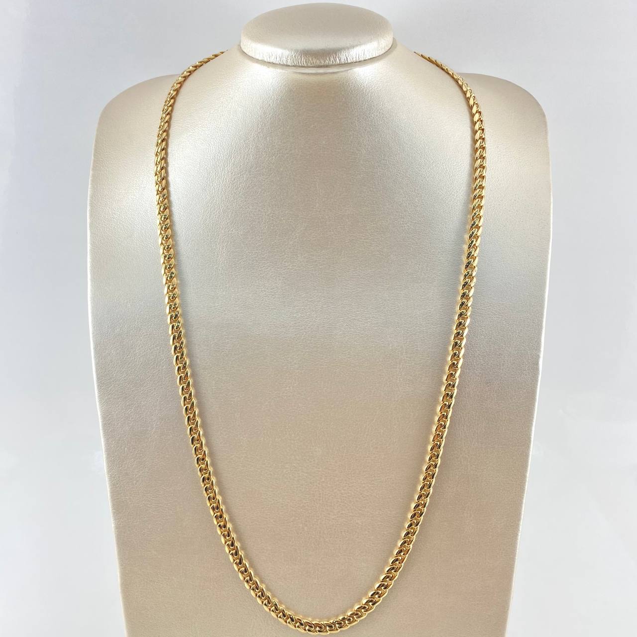 Cadena Cubana 73.2gr / 70cm / Oro Amarillo Nac.Esp. 18K ©