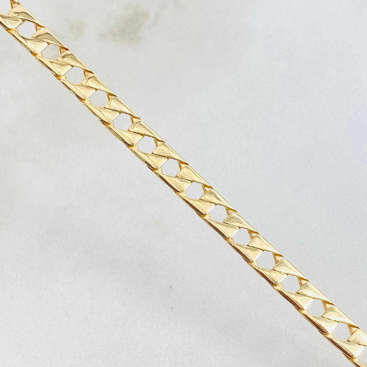 Cadena Panzer 24.9gr / 60cm / Oro Amarillo +1 18K *