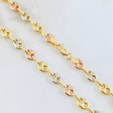 Cadena GC 6.8gr / 45cm / Tres Oros 18K