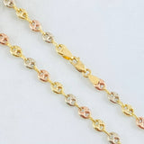 Cadena GC6.9gr / 42,5cm / 3.4mm Tres Oros 18K ©