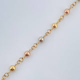 Rosario Virgen Milagrosa 6.4gr / 60cm / Tres Oros 18K &