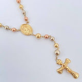 Rosario Virgen Milagrosa 12.6gr / 60cm / Tres Oros 18K &