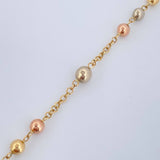 Rosario Virgen Milagrosa 12.6gr / 60cm / Tres Oros 18K &