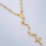 Rosario Virgen Milagrosa 6.4gr / 53.3cm / Oro Amarillo 18K &