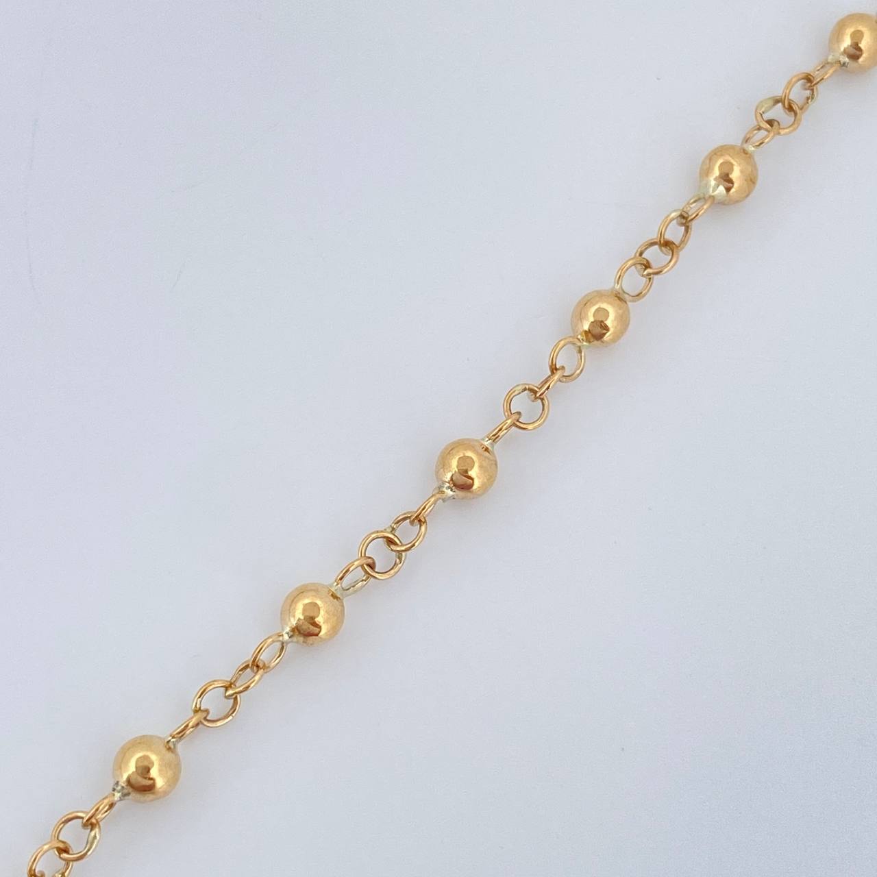 Rosario Virgen Milagrosa 6.65gr / 59.4cm / Oro Amarillo 18K &