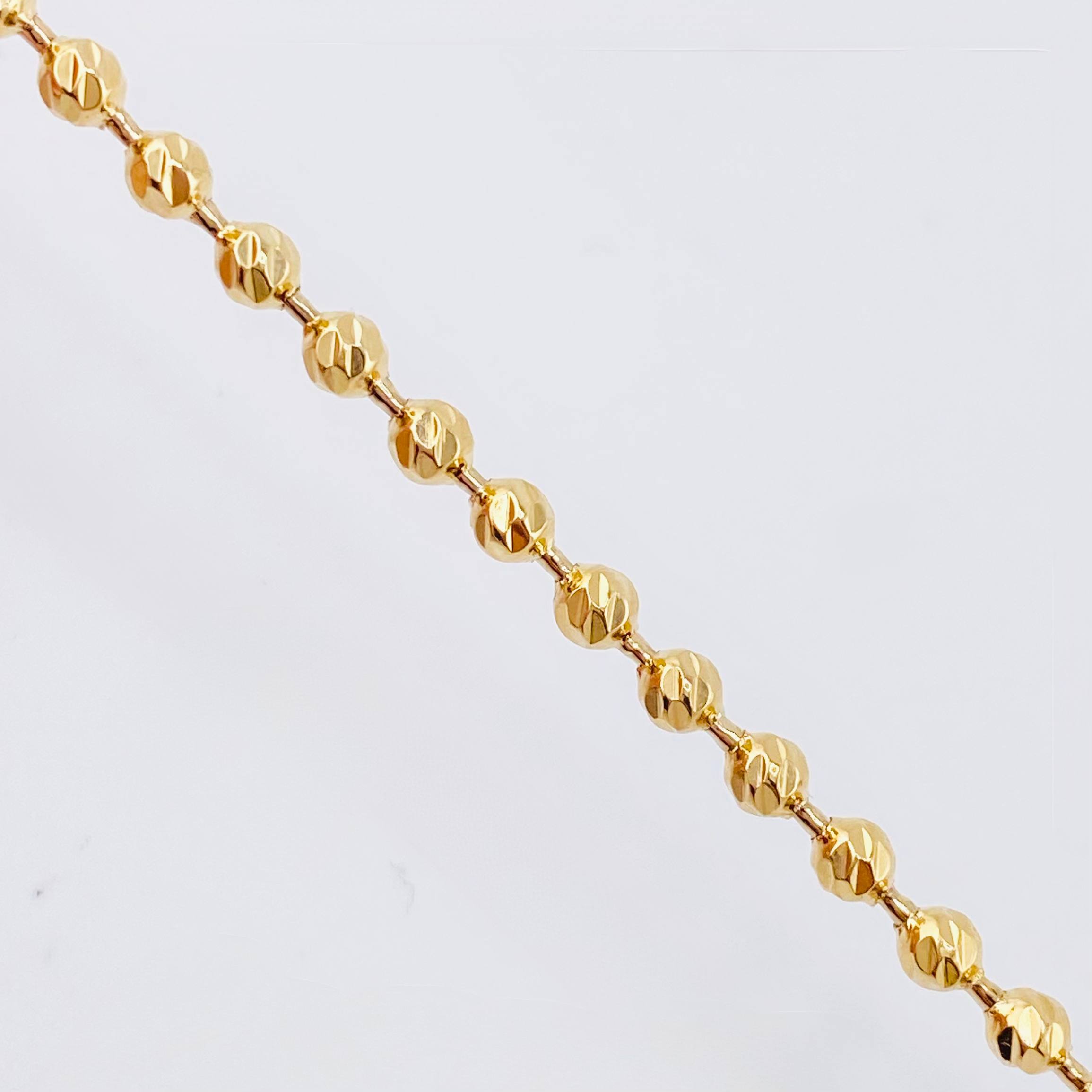 Cadena Militar 17.75gr / 60cm / 3mm Oro Amarillo Nac.Esp. 18K ©