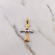 Dije Cruz Articulada 5.35gr / 4cm / Tres Oros 18K $