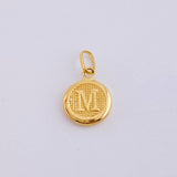 Dije Letra M 0.4 g / 1.6 cm Oro Amarillo 18K