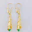 Candongas Lagrima 1.7 g / 3.9 cm Oro Amarillo 18K