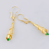 Candongas Lagrima 1.7 g / 3.9 cm Oro Amarillo 18K