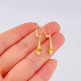 Candongas Lagrima 1.5 g / 3.6 cm Oro Amarillo 18K