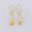 Candongas Lagrima 1.5 g / 3.6 cm Oro Amarillo 18K