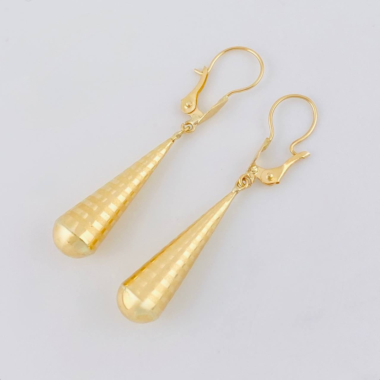 Candongas Lagrima 1 g / 4.4 cm Oro Amarillo 18K