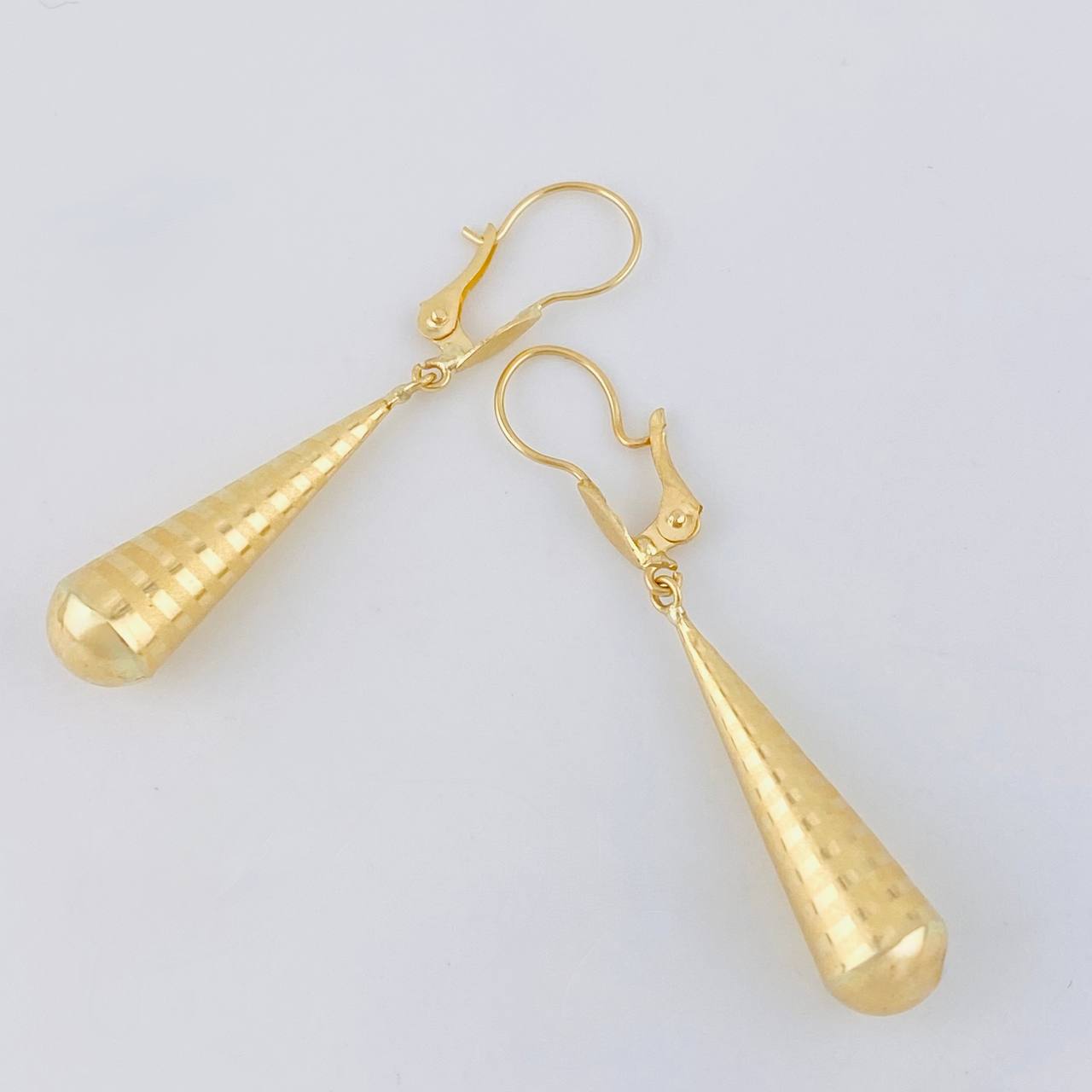 Candongas Lagrima 1 g / 4.4 cm Oro Amarillo 18K