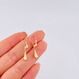 Candongas Lagrima 0.75 g / 2.8 cm Oro Amarillo 18K