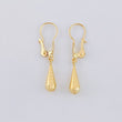 Candongas Lagrima 0.75 g / 2.8 cm Oro Amarillo 18K