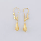 Candongas Lagrima 0.75 g / 2.8 cm Oro Amarillo 18K