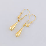 Candongas Lagrima 0.75 g / 2.8 cm Oro Amarillo 18K