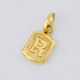 Dije Letra R 0.3g / 1.5cm Oro Amarillo 18K