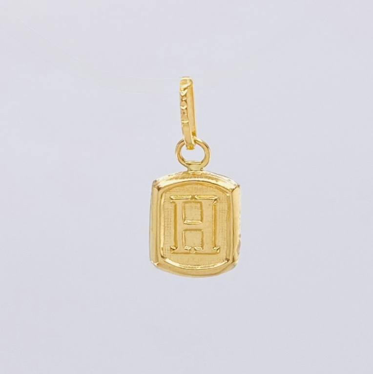 Dije Letra H 0.3 g / 1.4 cm Oro Amarillo 18K