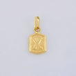 Dije Letra X 0.35 g / 1.4 cm Oro Amarillo 18K