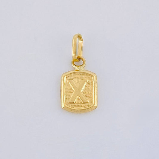 Dije Letra X 0.3 g / 1.4 cm Oro Amarillo 18K