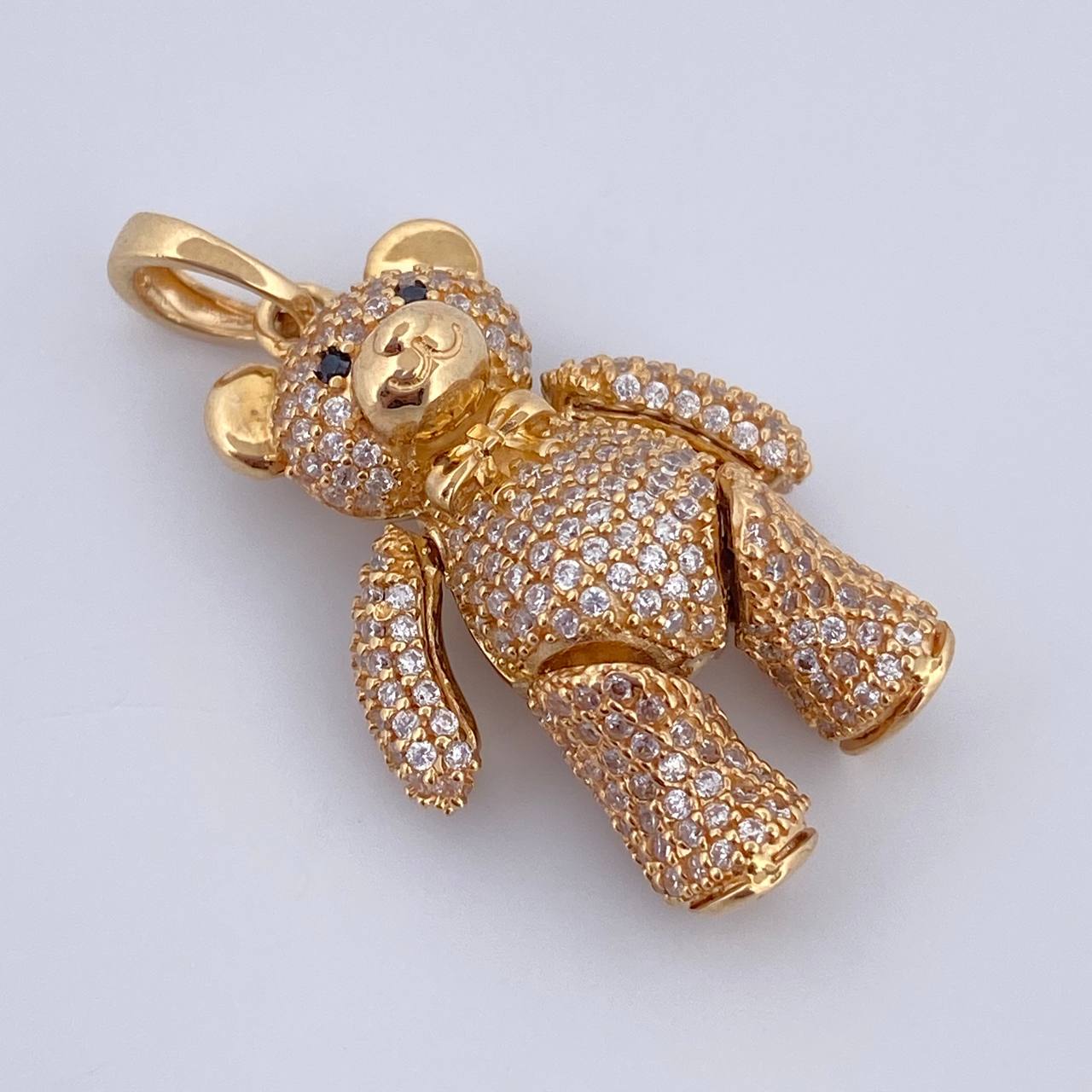 Dije Oso Articulado Corbatin 8.35gr / 3.4cm / Oro 18K $