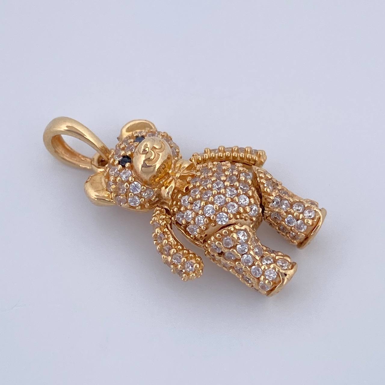 Dije Oso Articulado Corbatin 4.05gr / 2.5cm / Oro 18K $
