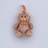 Dije Oso Articulado 4.4gr / 2.5cm / Oro 18K $