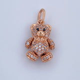 Dije Oso 2.6gr / 2cm / Oro 18K $