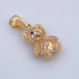 Dije Oso 3.25gr / 2.5cm / Oro 18K $