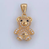 Dije Oso 3.2gr / 2.4cm / Oro 18K $