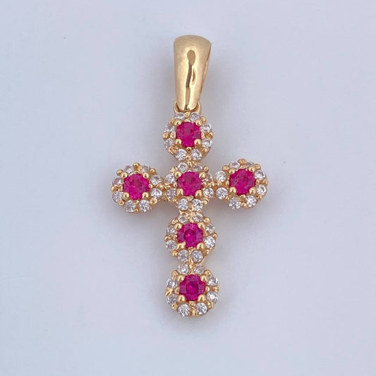 Dije Cruz Tupida 1.6gr / 2.4cm / Oro 18K $