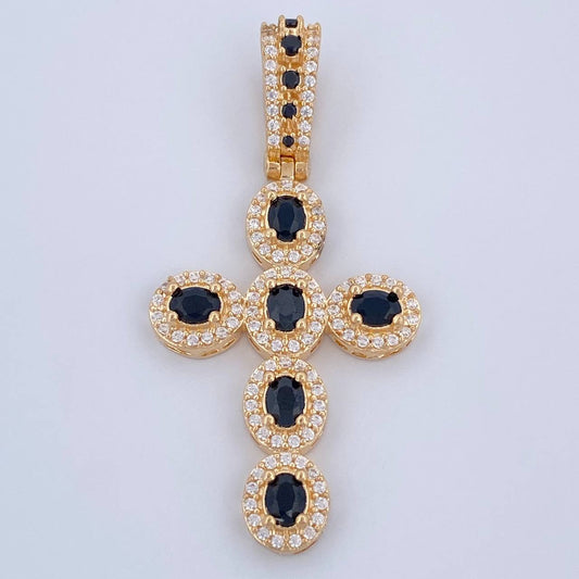Dije Cruz Tupida 4.65gr / 4.5cm / Oro 18K $