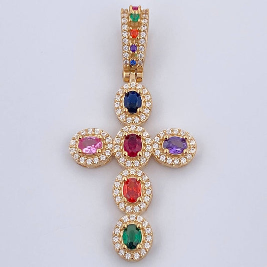 Dije Cruz Tupida 4.8gr / 4.5cm / Oro 18K $