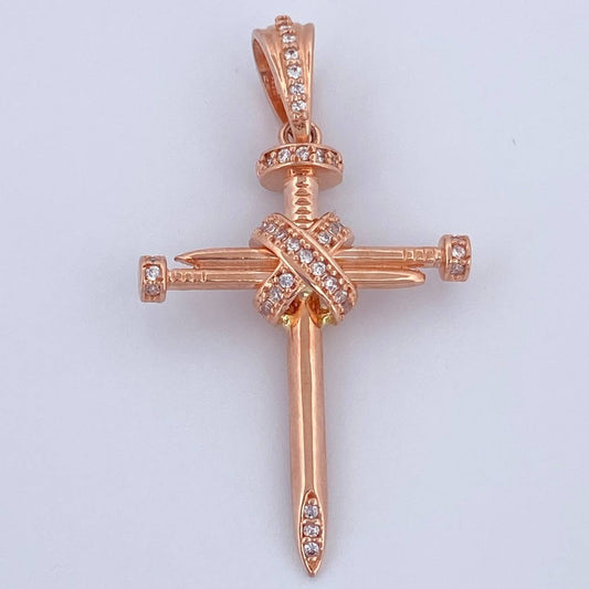Dije Cruz Clavo Penitencia 3.45gr / 4cm / Oro 18K $