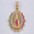 Dije Virgen de Guadalupe 6.8gr / 4.2cm / Oro 18K $