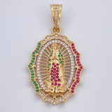 Dije Virgen de Guadalupe 6.8gr / 4.2cm / Oro 18K $