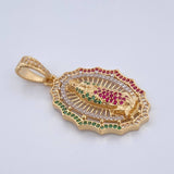 Dije Virgen de Guadalupe 6.8gr / 4.2cm / Oro 18K $