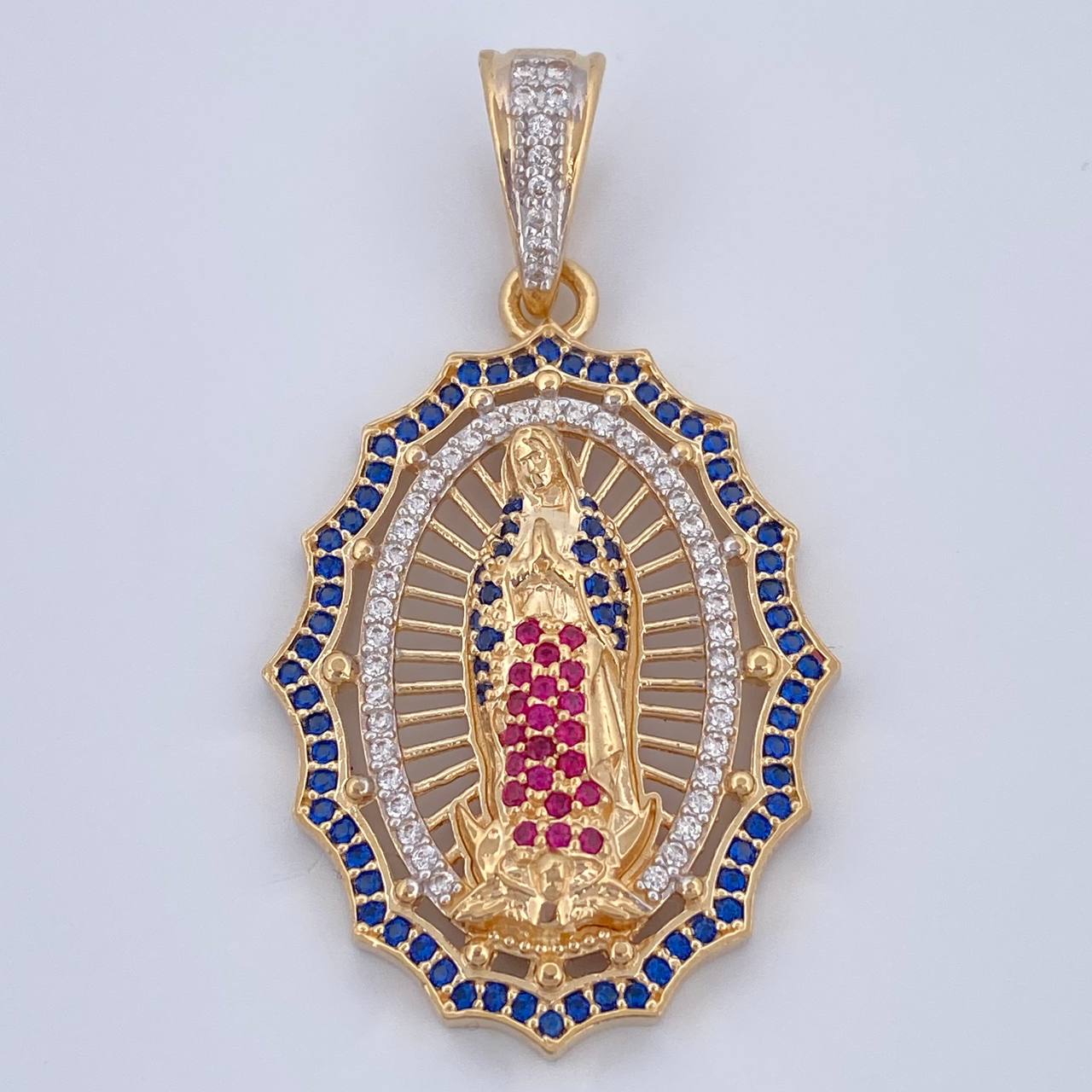 Dije Virgen Guadalupe 6.9gr / 4.3cm / Oro 18K $