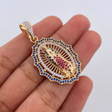 Dije Virgen Guadalupe 6.9gr / 4.3cm / Oro 18K $