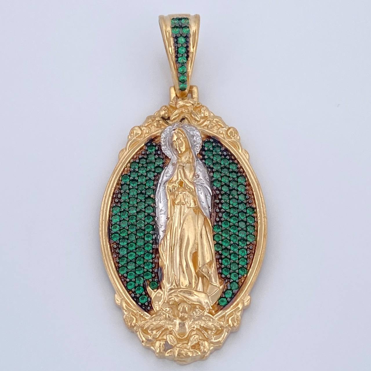 Dije Virgen Guadalupe 9.45gr / 4.5cm / Oro 18K $
