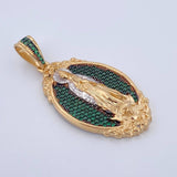 Dije Virgen Guadalupe 9.45gr / 4.5cm / Oro 18K $
