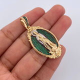 Dije Virgen Guadalupe 9.45gr / 4.5cm / Oro 18K $