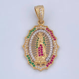 Dije Virgen de Guadalupe 4.25gr / 3.5cm / Oro 18K $