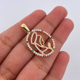 Dije Virgen María 2.85gr / 3.1cm / Oro 18K $