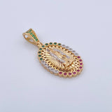 Dije Virgen de Guadalupe 4.35gr / 3.4cm / Oro 18K $