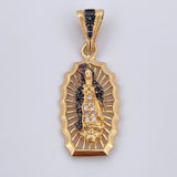 Dije Virgen de Guadalupe 3.05gr / 3.1cm / Oro 18K $