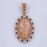 Dije Virgen Guadalupe 4.3gr / 3.4cm / Oro 18K $