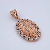 Dije Virgen Guadalupe 4.3gr / 3.4cm / Oro 18K $